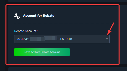 How to Change Your Rebate Account in the Valutrades Client Area 1.png