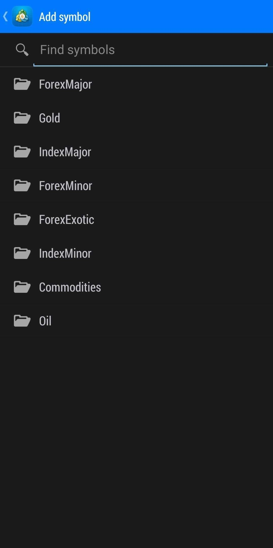 How to View More Trading Symbols on My Android MT4 Mobile Platform? –  Valutrades Help Center