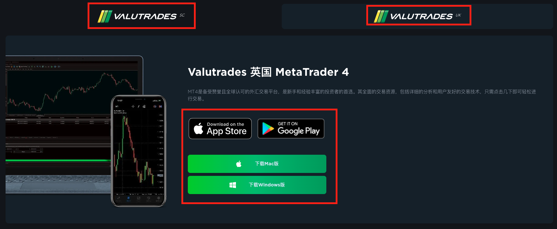如何从Valutrades下载MT4和MT5电脑平台？ – Valutrades 帮助中心