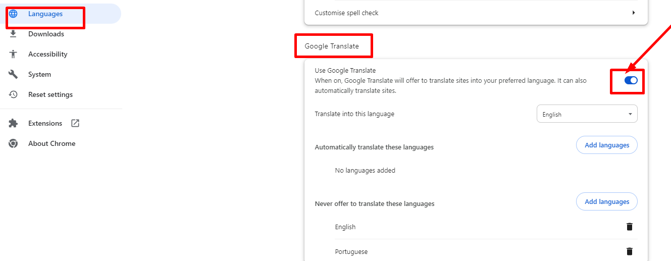 Google Chrome Browser is Translating the Website of Valutrades to other Languages. How Do I Solve the Issue (3).png
